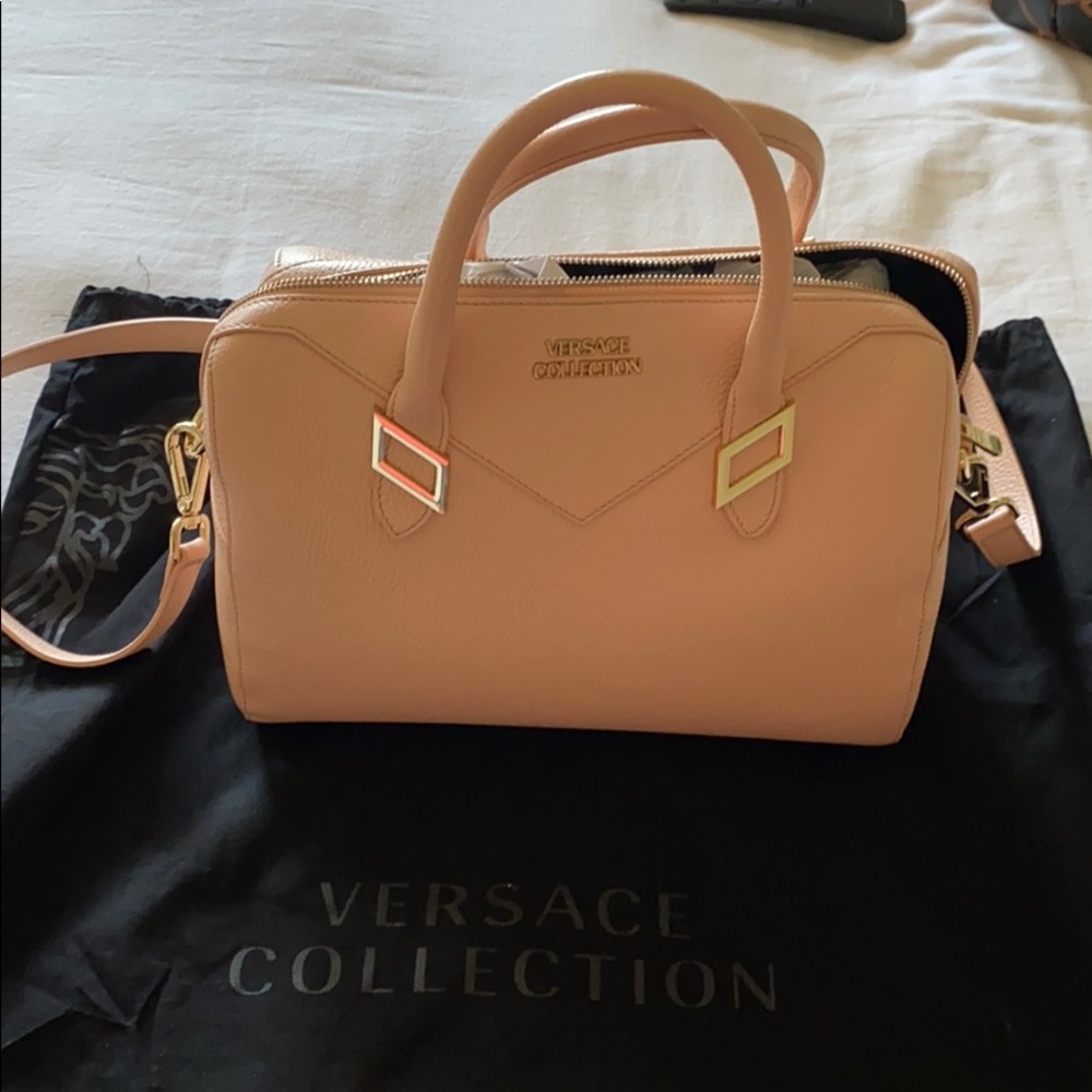 Versace Collection Blush/Pink Satchel Handbag